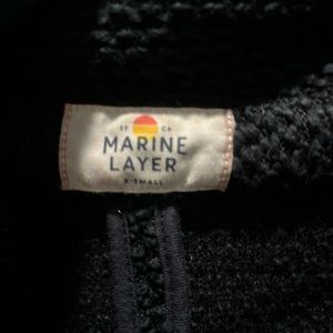 Marine Layer Black Mid-length Sweater